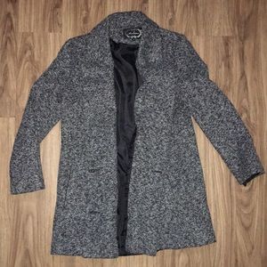 Ambiance Gray Peacoat - M